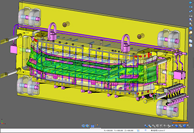金型設計のデータ(CAD)